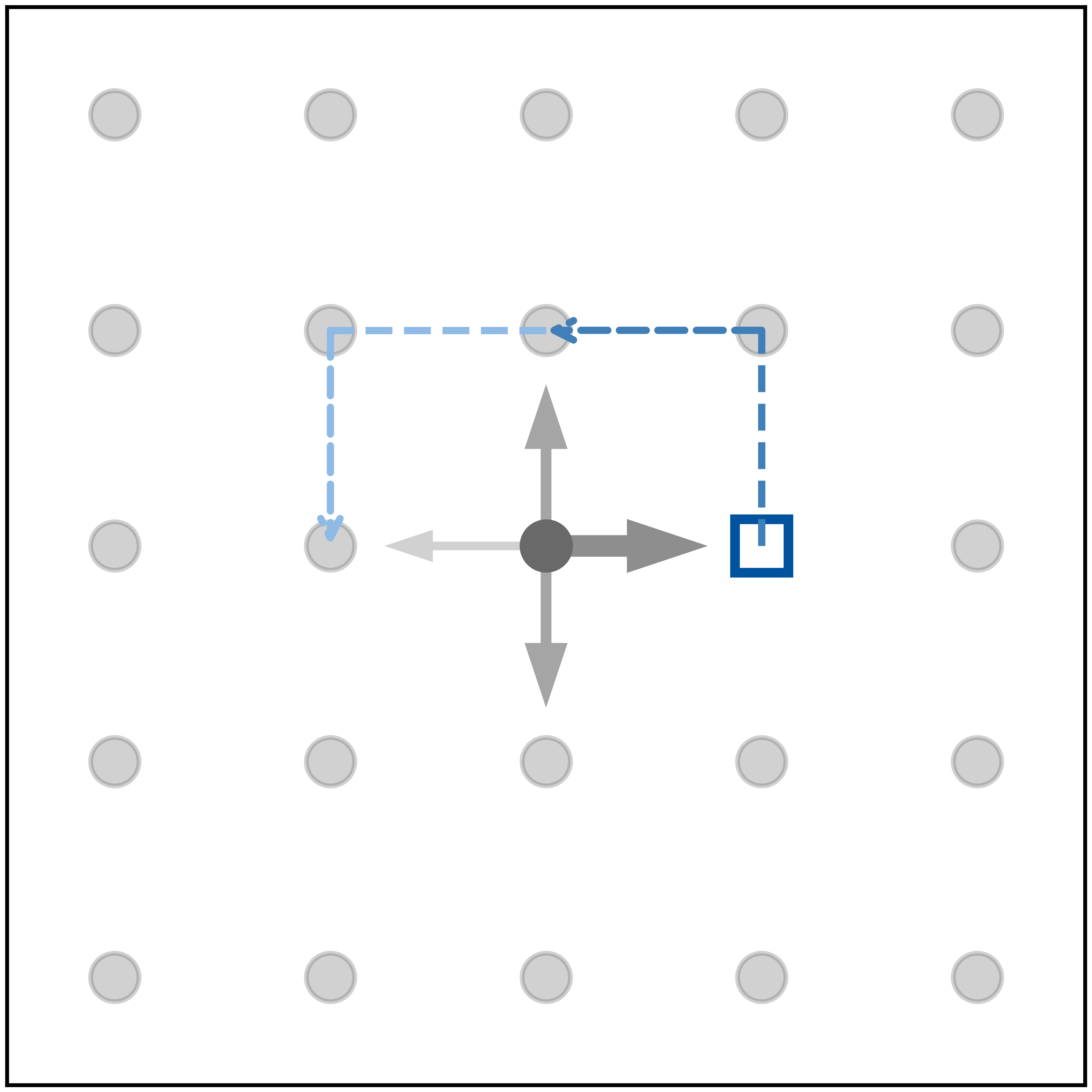 Random-walk statistics on crystal lattices
